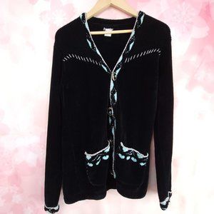 Vintage Sweater Sweater Gothic Y2k Kawaii Button Up Cardigan
